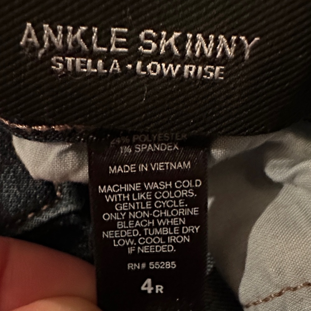 Express Women's Dark Blue Skinny Jeans - Picture 4 of 6